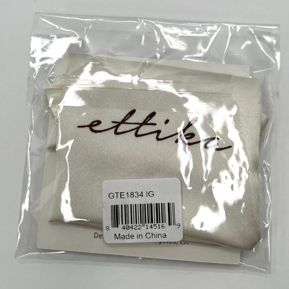 Ettika Fashion Jewelry Gold Rhinestone Sun Dangle Pierced Earrings GTE1834 NWT - Picture 4 of 4